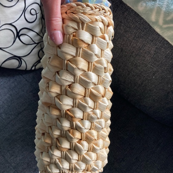 Sondra Roberts squared straw bag - Picture 7 of 7